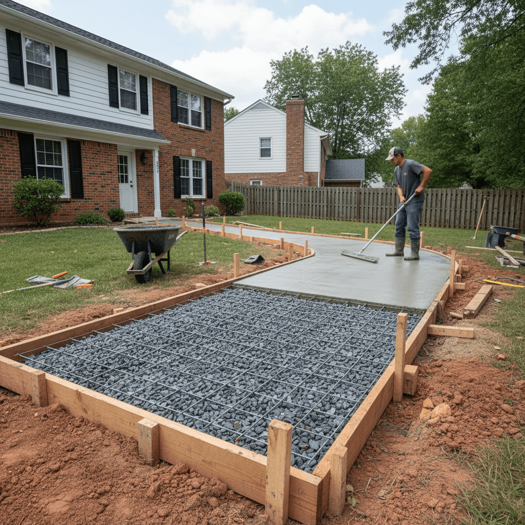 concrete walkway st louis mo